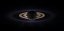 Saturne éclipsant le soleil