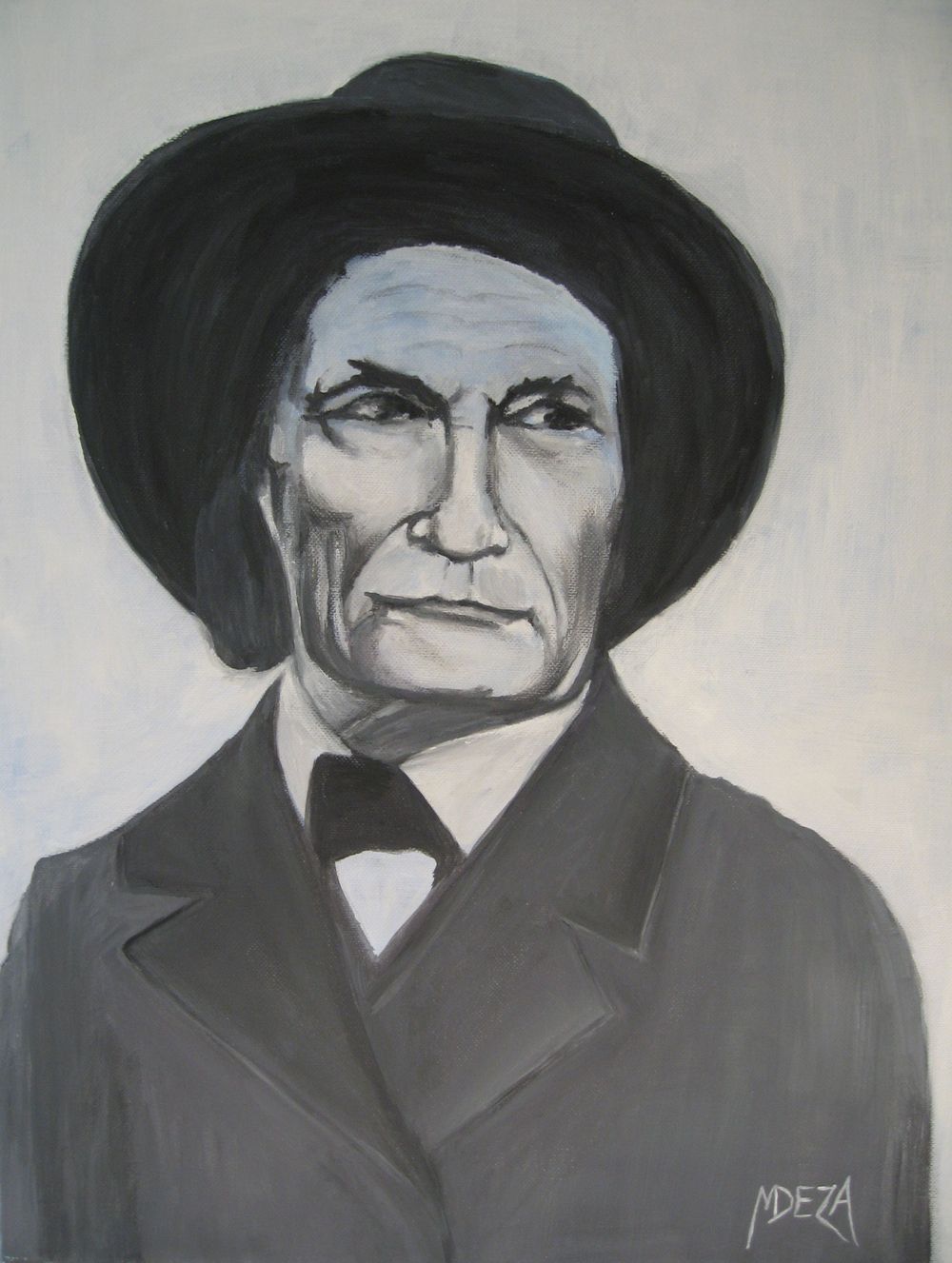 Jean-Henri FABRE, portrait à l'huile de Marie DEZA